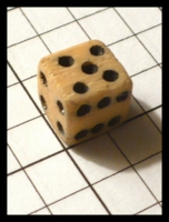 Dice : Dice - 6D - Bone Small Die - Ebay Feb 2012